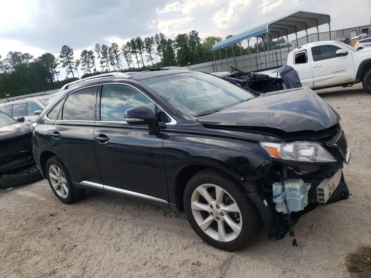 LEXUS RX 350 2012 with VIN 2T2ZK1BA5CC076803 - Photo from auction