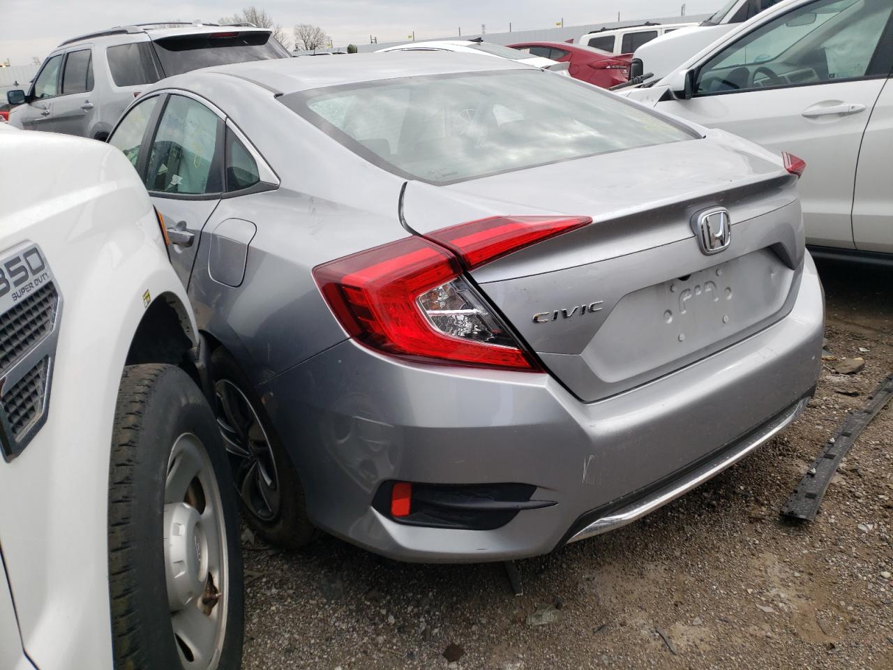 Photo 3 from auction – 2020 HONDA CIVIC LX with VIN 19XFC2F63LE030727