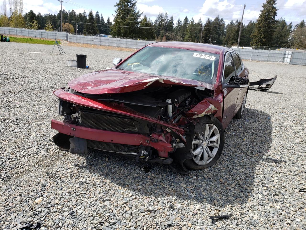 Photo 9 from auction – 2017 CHEVROLET IMPALA LT with VIN 2G1105S38H9108742