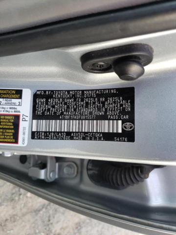 Photo 10 from auction – 2015 TOYOTA CAMRY LE with VIN 4T1BF1FK0FU915577