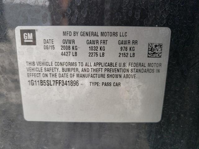 Photo 10 from auction – 2015 CHEVROLET MALIBU LS with VIN 1G11B5SL7FF341896