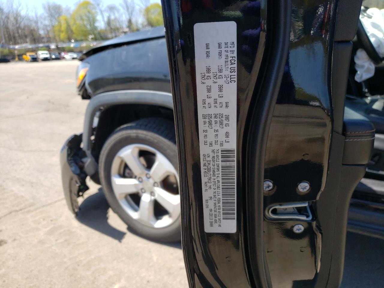 Photo 10 from auction – 2018 JEEP COMPASS LA with VIN 3C4NJDBB0JT179413