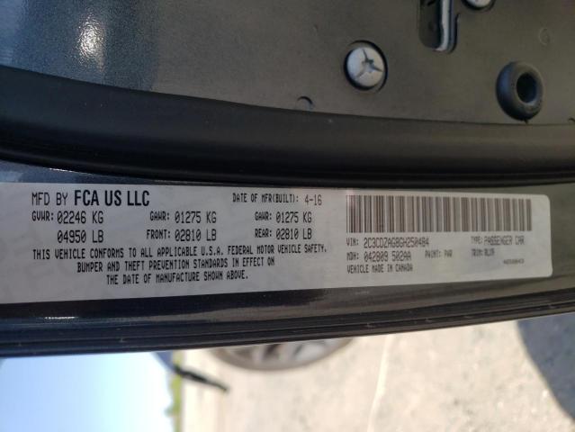 Photo 10 from auction – 2016 DODGE CHALLENGER with VIN 2C3CDZAG8GH250484