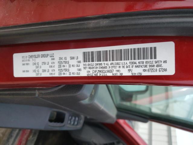 Photo 10 from auction – 2012 JEEP LIBERTY SP with VIN 1C4PJMAK6CW100267