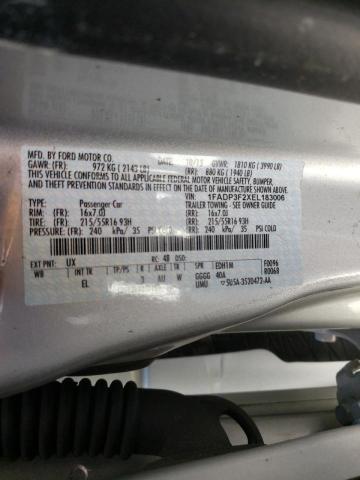 Photo 10 from auction – 2014 FORD FOCUS SE with VIN 1FADP3F2XEL183006