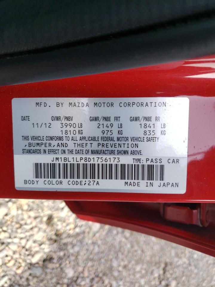 صورة رقم 10 من المزاد - 2013 MAZDA 3 I مع VIN JM1BL1LP8D1756173