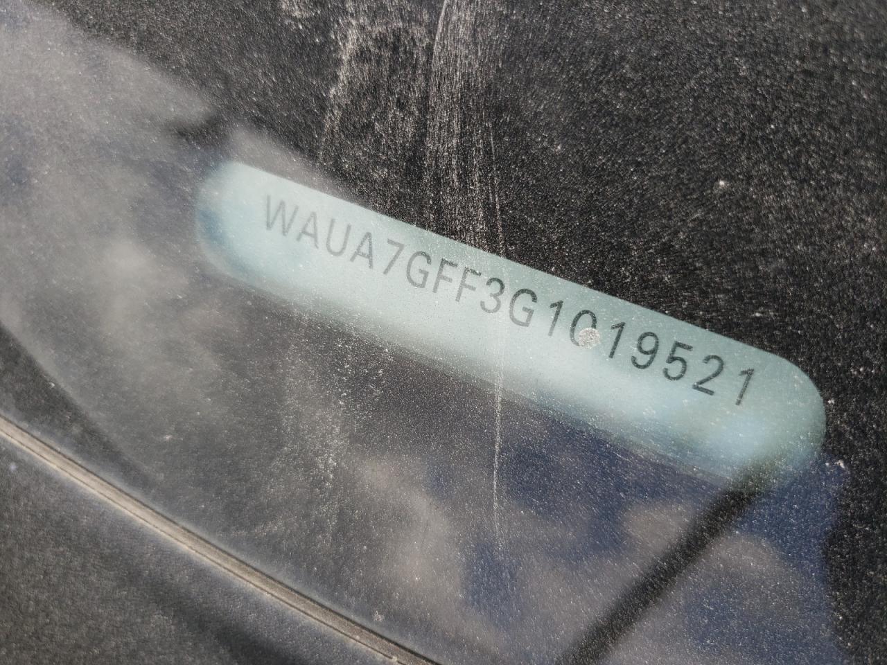 Photo 10 from auction – 2016 AUDI A3 PREMIUM with VIN WAUA7GFF3G1019521