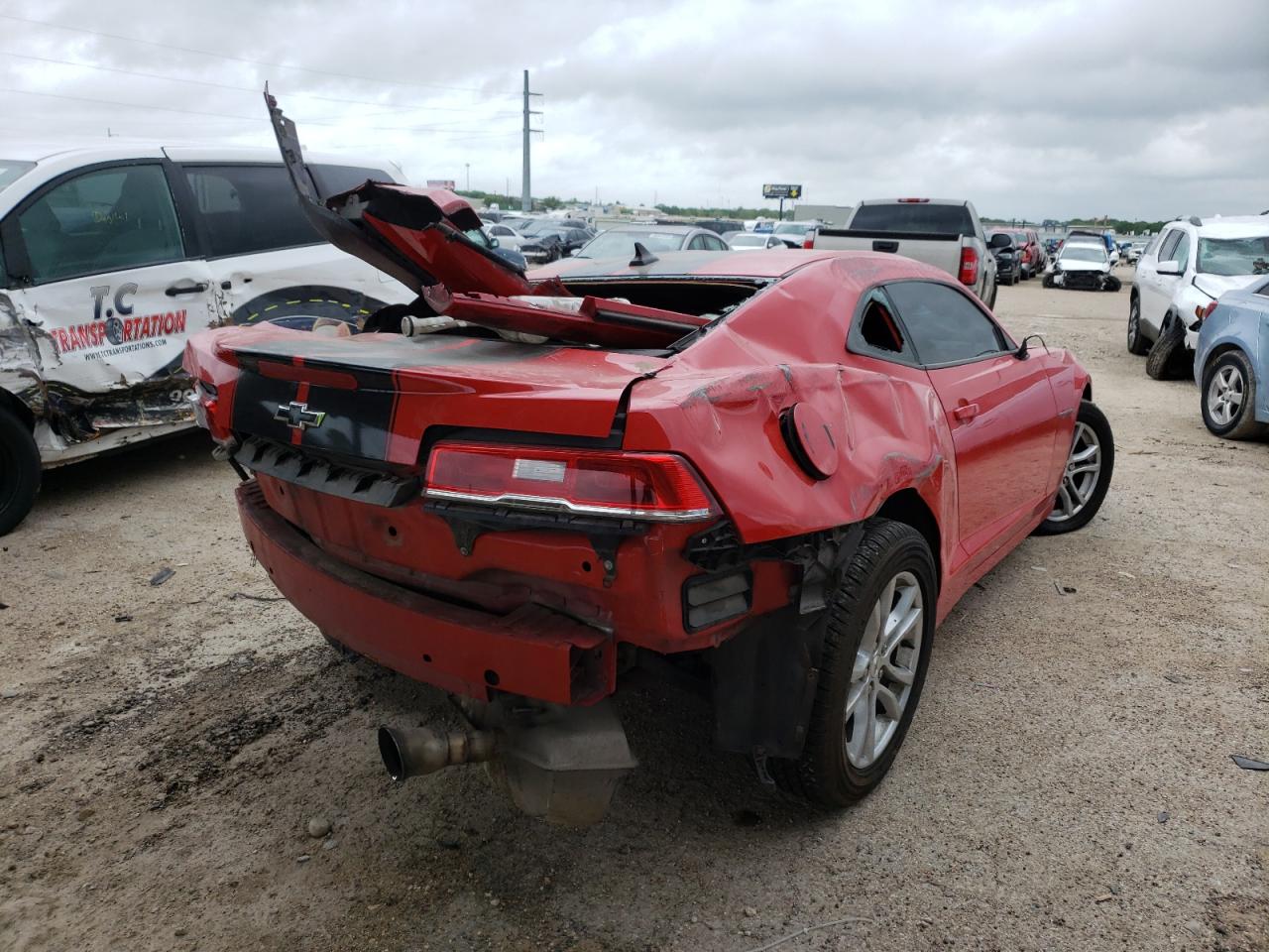 Photo 17 from auction – 2014 CHEVROLET CAMARO LS with VIN 2G1FA1E37E9302293