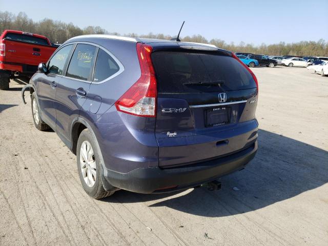 Photo 3 from auction – 2012 HONDA CR-V EXL with VIN 5J6RM4H72CL052991
