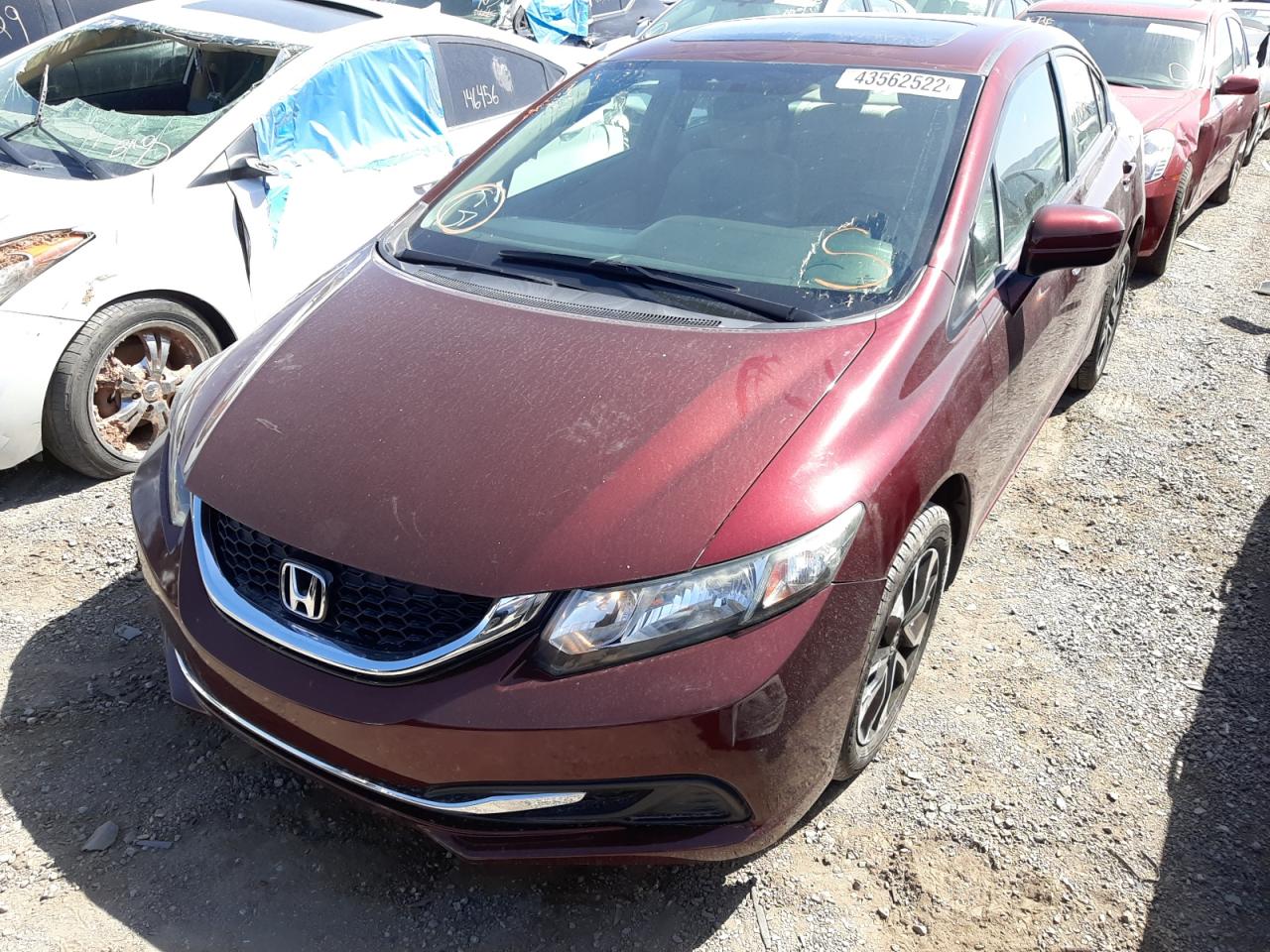Photo 2 from auction – 2015 HONDA CIVIC EX with VIN 2HGFB2F85FH560583