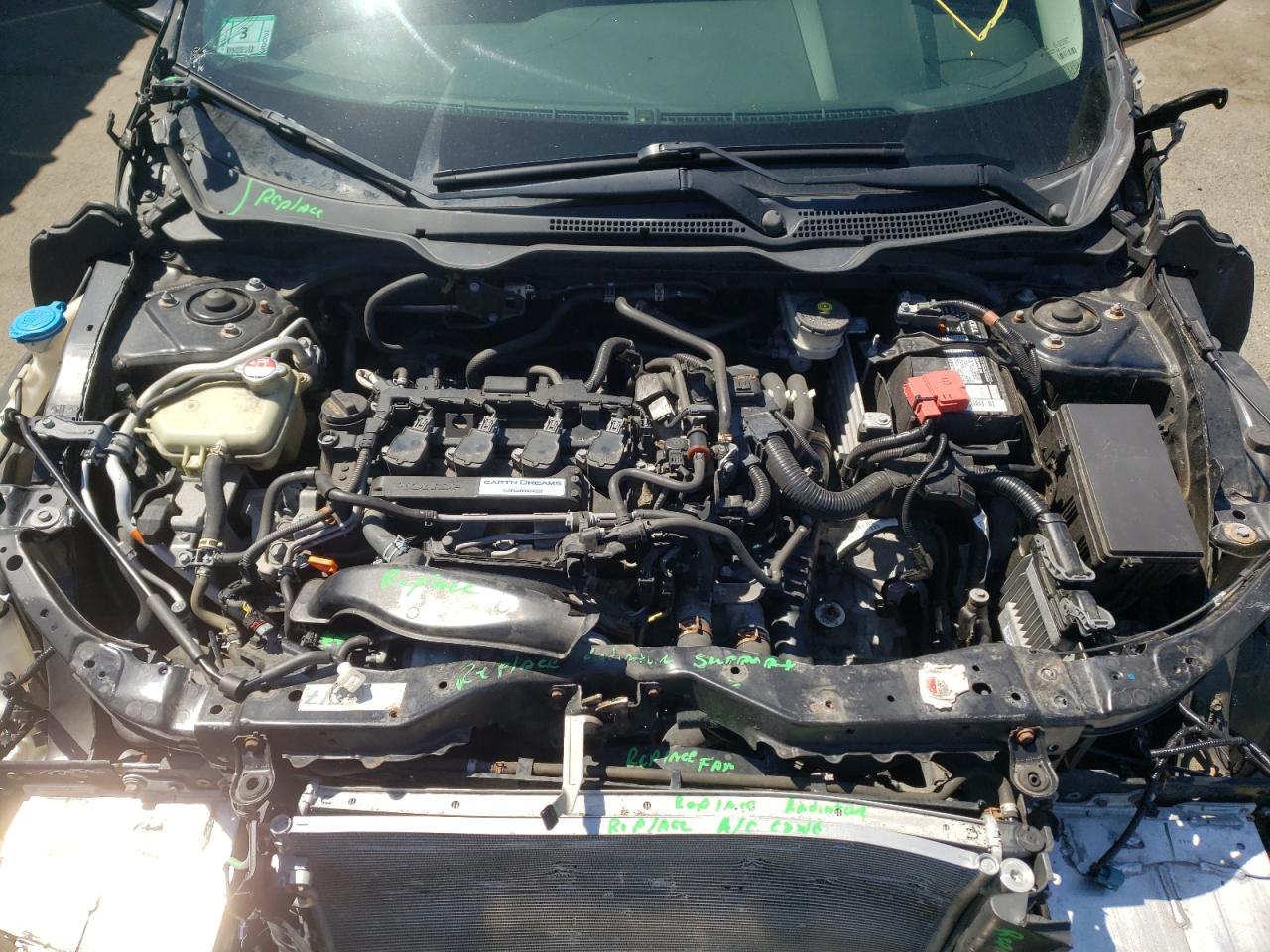 Photo 12 from auction – 2016 HONDA CIVIC EX with VIN 19XFC1F37GE210198