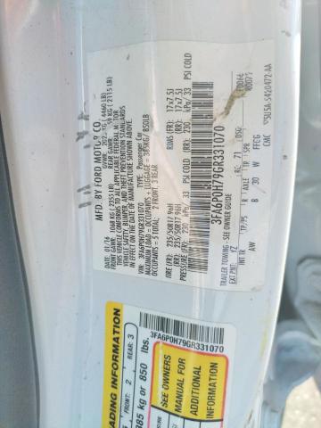 Photo 10 from auction – 2016 FORD FUSION SE with VIN 3FA6P0H79GR331070