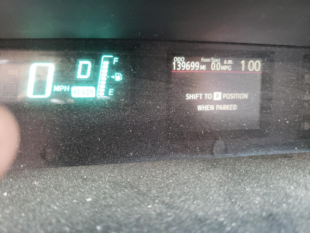 Photo 8 from auction – 2012 TOYOTA PRIUS C with VIN JTDKDTB35C1526158