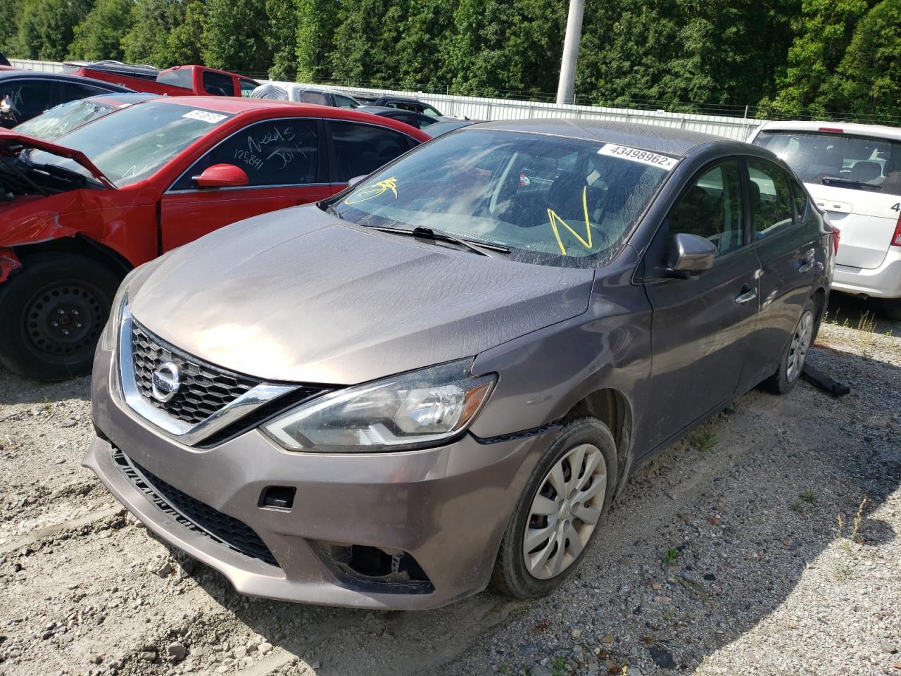 Photo 2 from auction – 2017 NISSAN SENTRA S with VIN 3N1AB7AP1HL650203