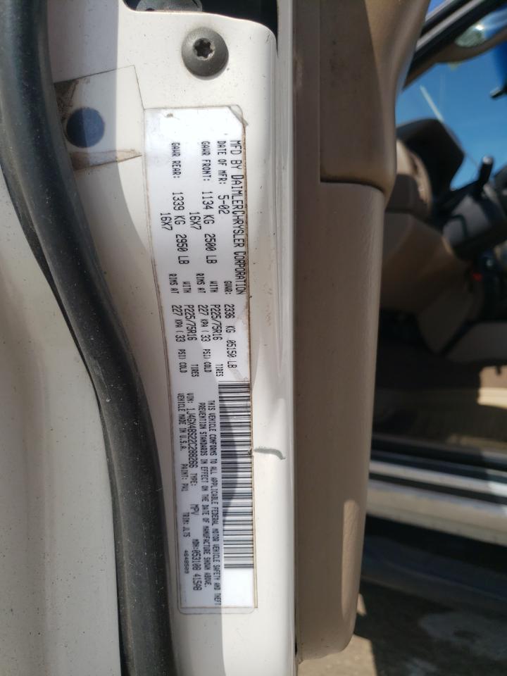 Photo 10 from auction – 2002 JEEP GRAND CHER with VIN 1J4GX48S22C288266