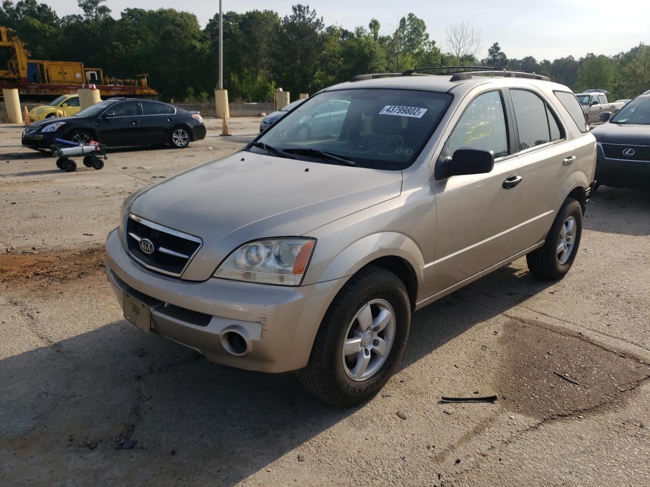 Photo 2 from auction – 2006 KIA SORENTO EX with VIN KNDJD733265540159