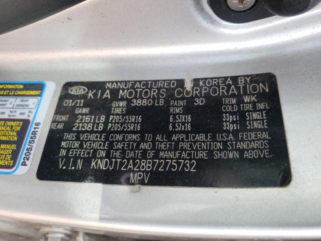 Photo 10 from auction – 2011 KIA SOUL with VIN KNDJT2A28B7275732