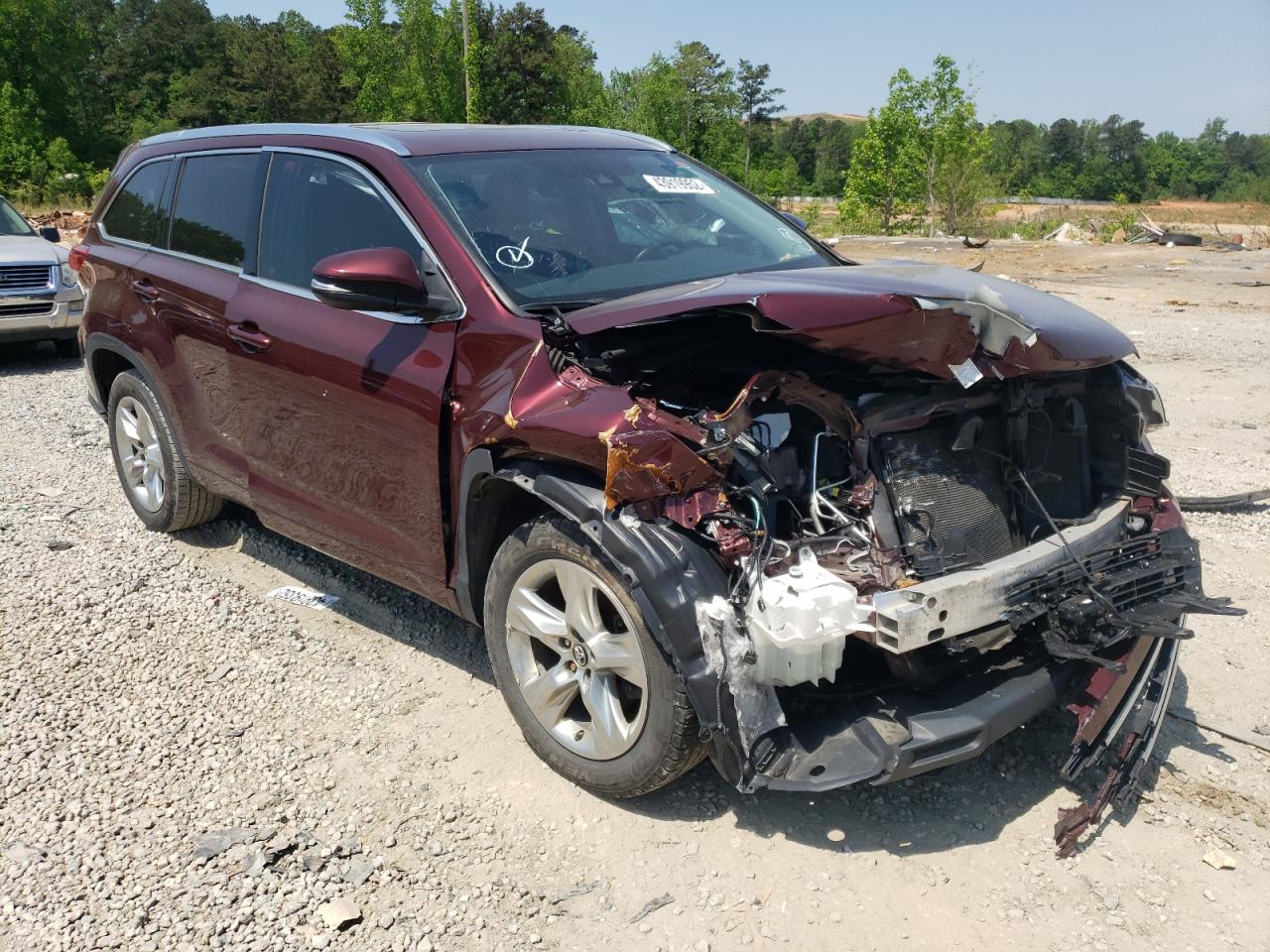 Фото 1 с аукциона – 2018 TOYOTA HIGHLANDER с VIN 5TDYZRFH9JS240429