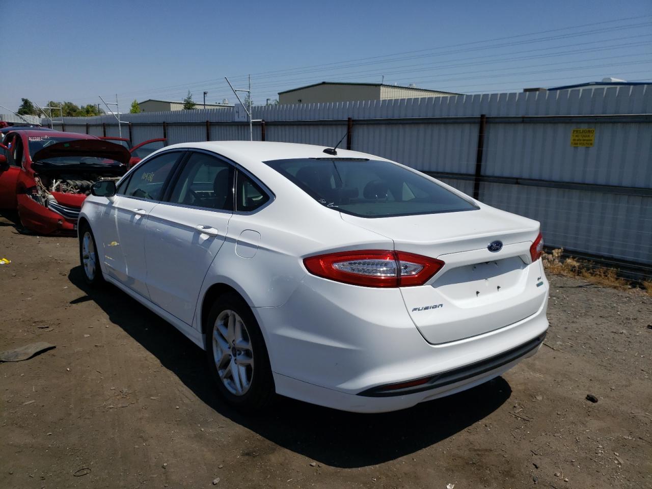Photo 3 from auction – 2016 FORD FUSION SE with VIN 3FA6P0HD0GR151479