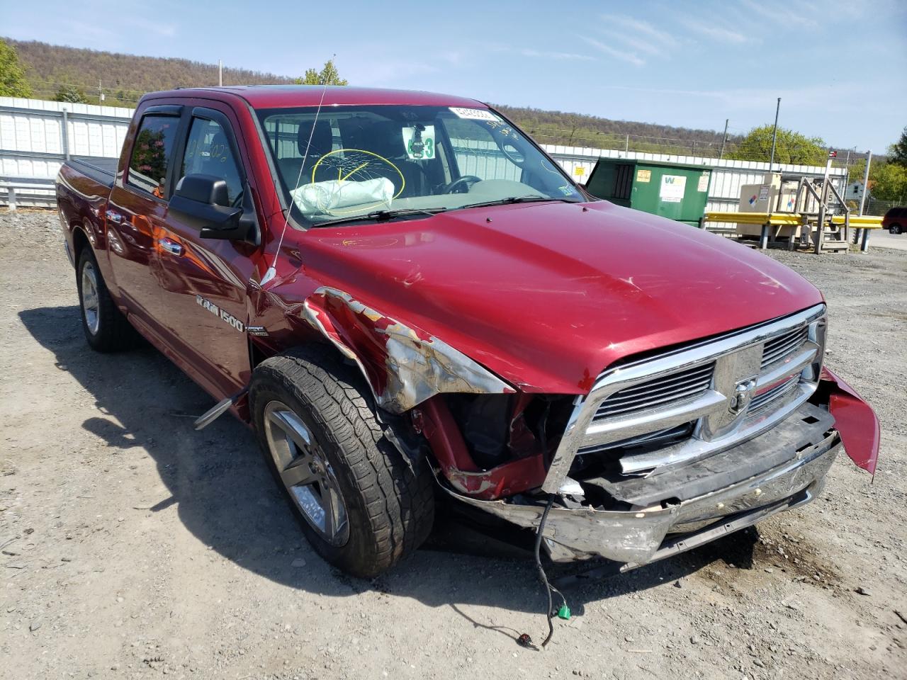 DODGE RAM 1500 2011 with VIN 1D7RV1CT3BS542212 - Photo from auction