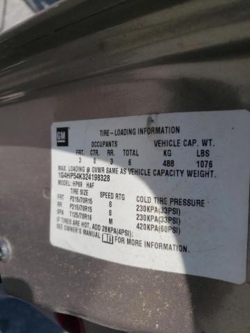 Photo 10 from auction – 2002 BUICK LESABRE CU with VIN 1G4HP54K324198328