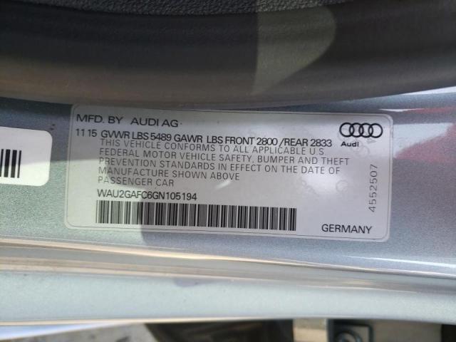 Photo 10 from auction – 2016 AUDI A7 PRESTIG with VIN WAU2GAFC6GN105194