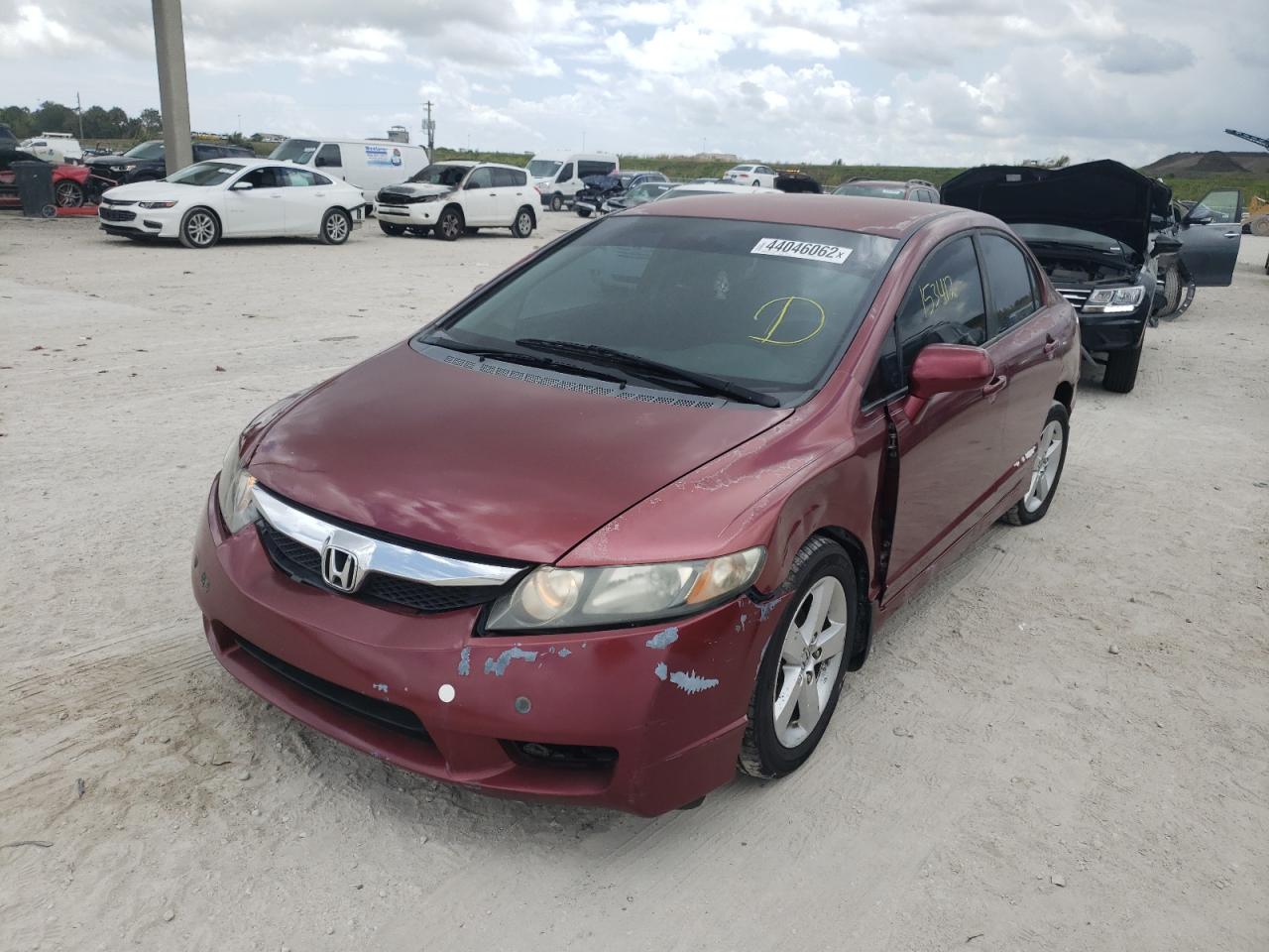 Photo 2 from auction – 2009 HONDA CIVIC with VIN 2HGFA16639H541904