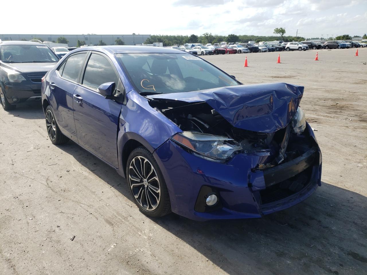 TOYOTA COROLLA L 2014 with VIN 2T1BURHE4EC167458 - Photo from auction