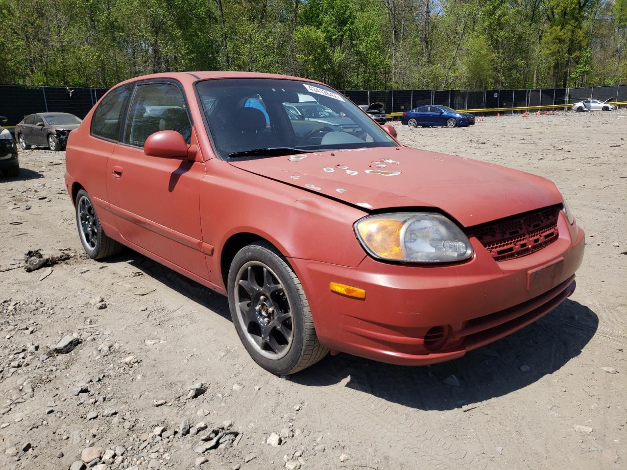 HYUNDAI ACCENT GL 2003 with VIN KMHCG35C43U273190 - Photo from auction