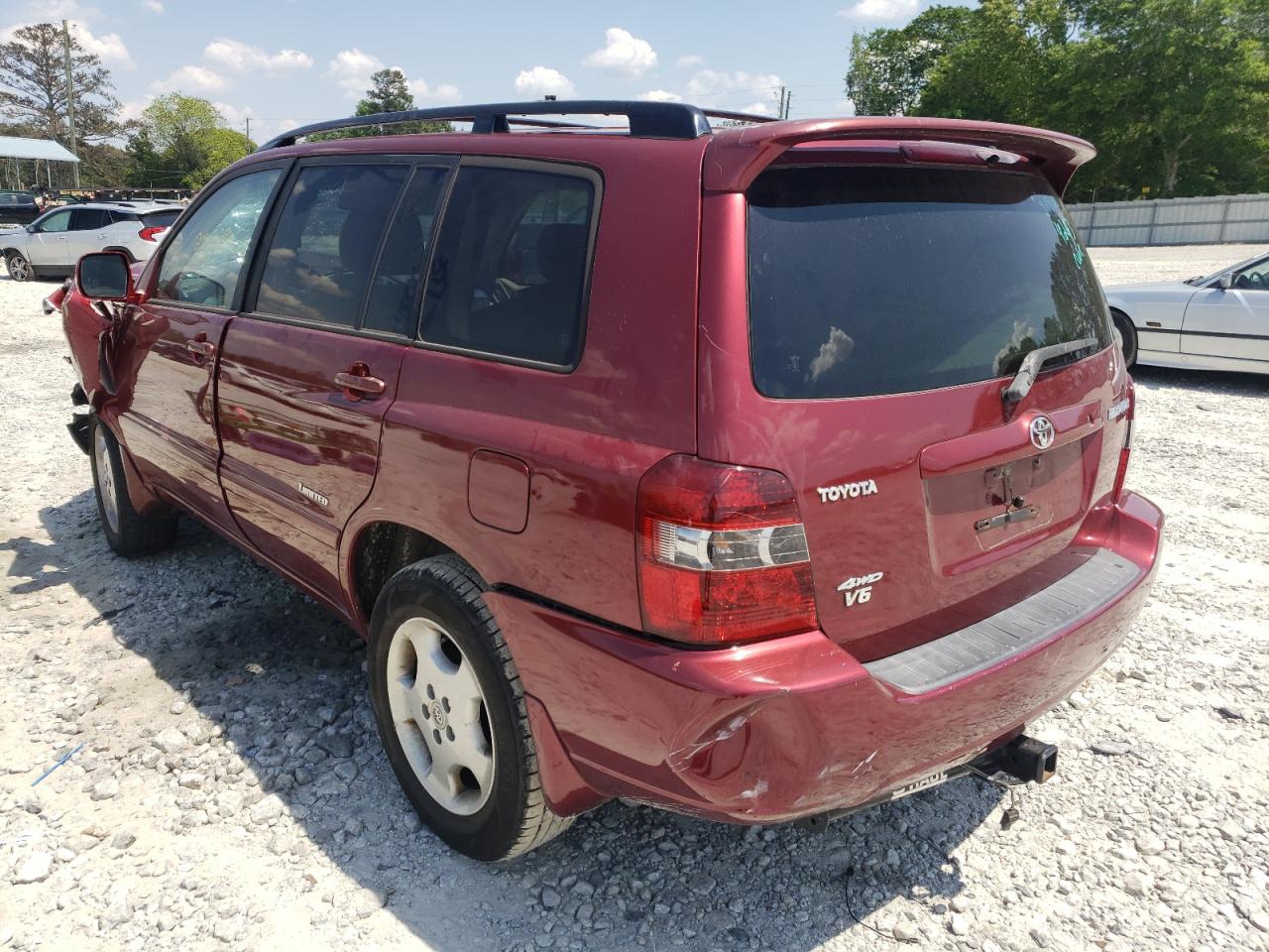 Photo 3 from auction – 2007 TOYOTA HIGHLANDER with VIN JTEEP21A670204263