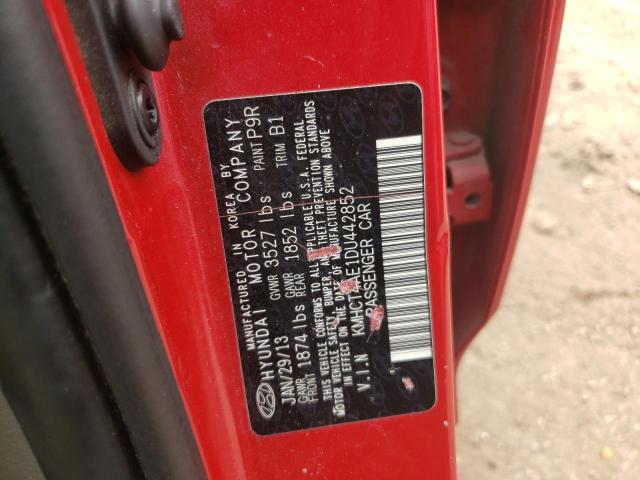 Photo 10 from auction – 2013 HYUNDAI ACCENT GLS with VIN KMHCT4AE1DU442852