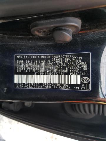 Photo 10 from auction – 2013 TOYOTA COROLLA BA with VIN 2T1BU4EE8DC127180