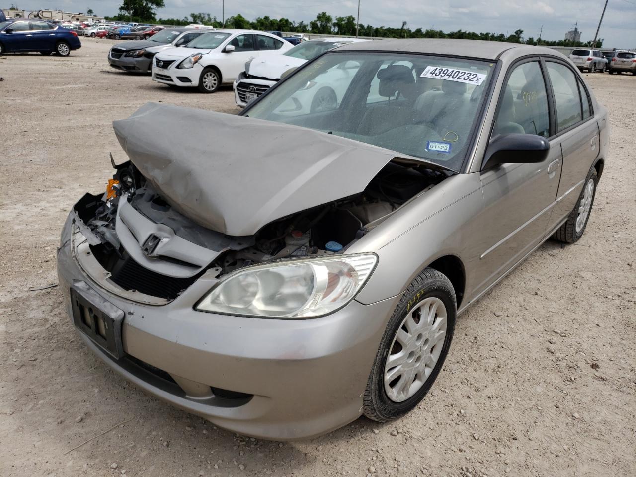 Photo 2 from auction – 2004 HONDA CIVIC LX with VIN 2HGES16564H641276