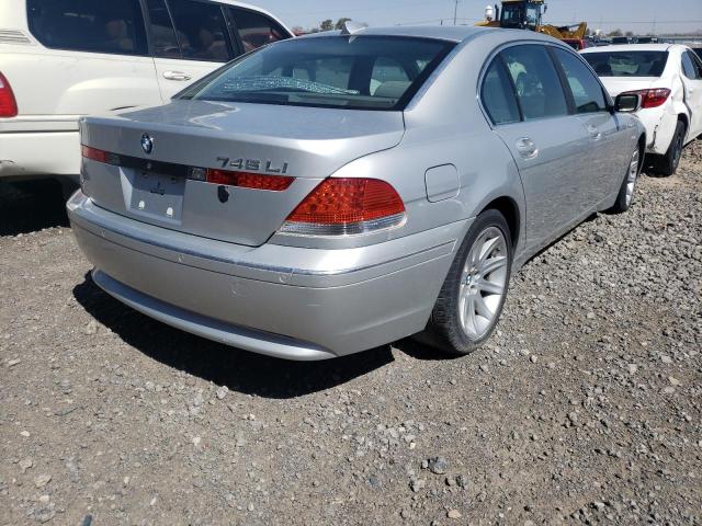 Photo 4 from auction – 2004 BMW 745 LI with VIN WBAGN63574DS52060