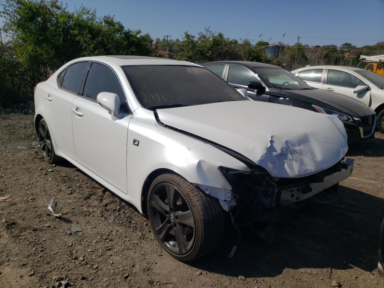 LEXUS IS 350 2012 with VIN JTHBE5C23C5030605 - Photo from auction