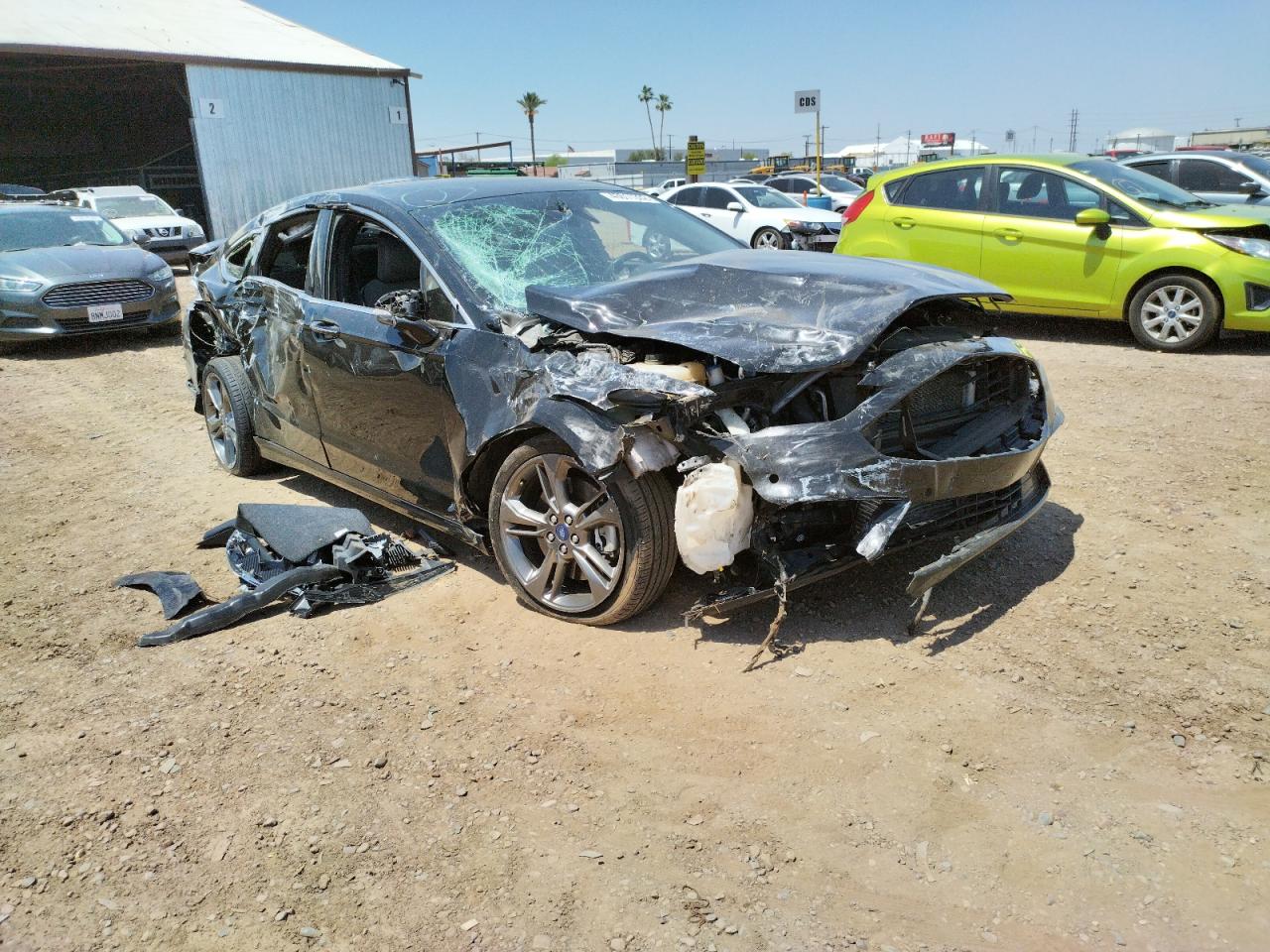 FORD FUSION SPO 2017 with VIN 3FA6P0VP9HR247644 - Photo from auction