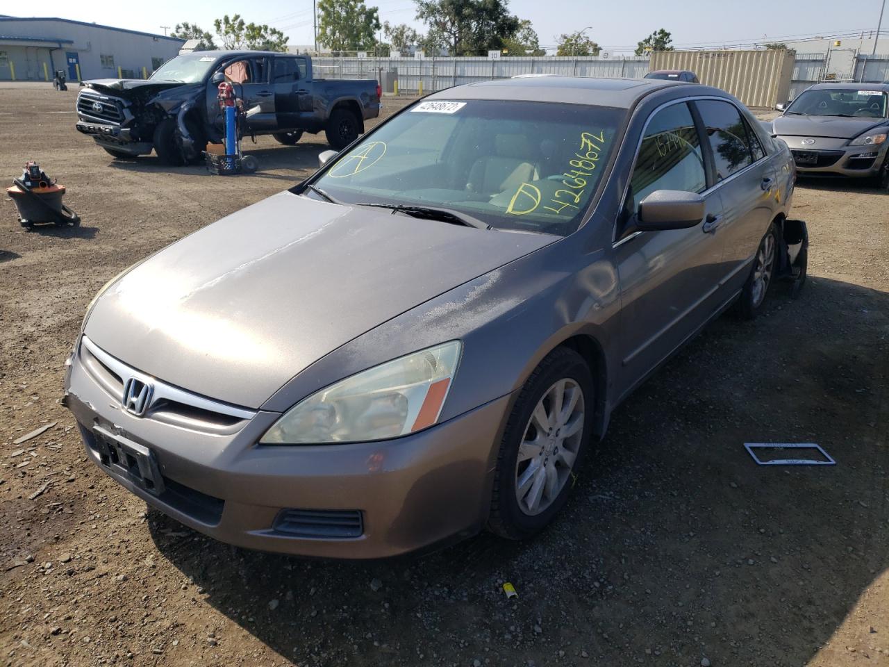 Photo 2 from auction – 2006 HONDA ACCORD EX with VIN 1HGCM66516A040552