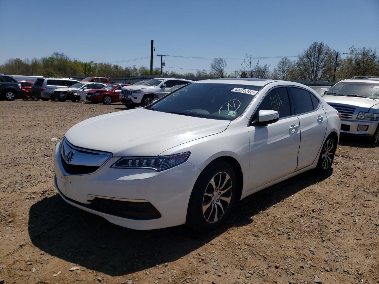 Photo 2 from auction – 2017 ACURA TLX with VIN 19UUB1F39HA010956