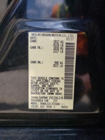 Photo 10 from auction – 2017 NISSAN ALTIMA 2.5 with VIN 1N4AL3AP6HC203628