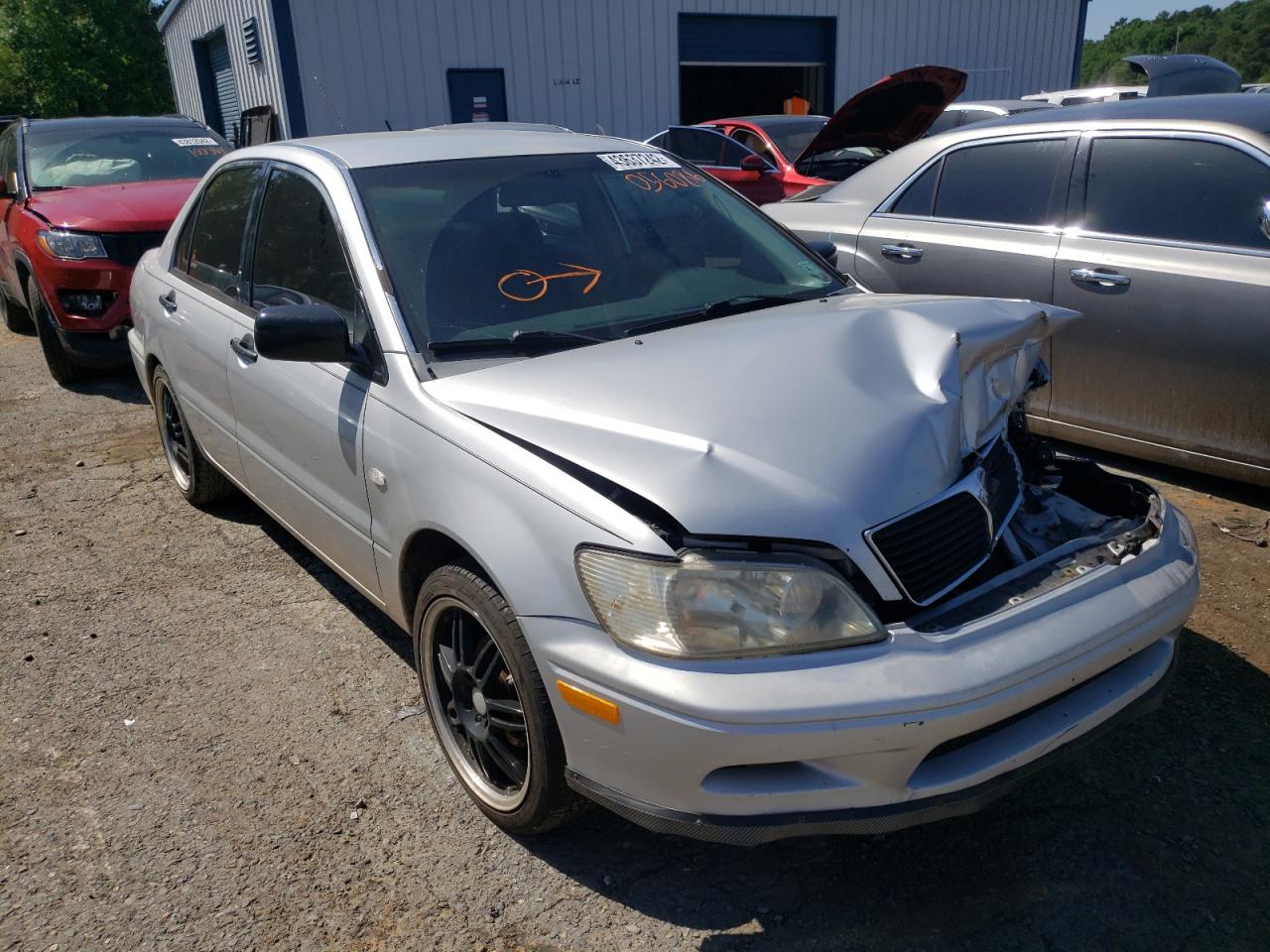 MITSUBISHI LANCER ES 2002 with VIN JA3AJ26E32U056086 - Photo from auction