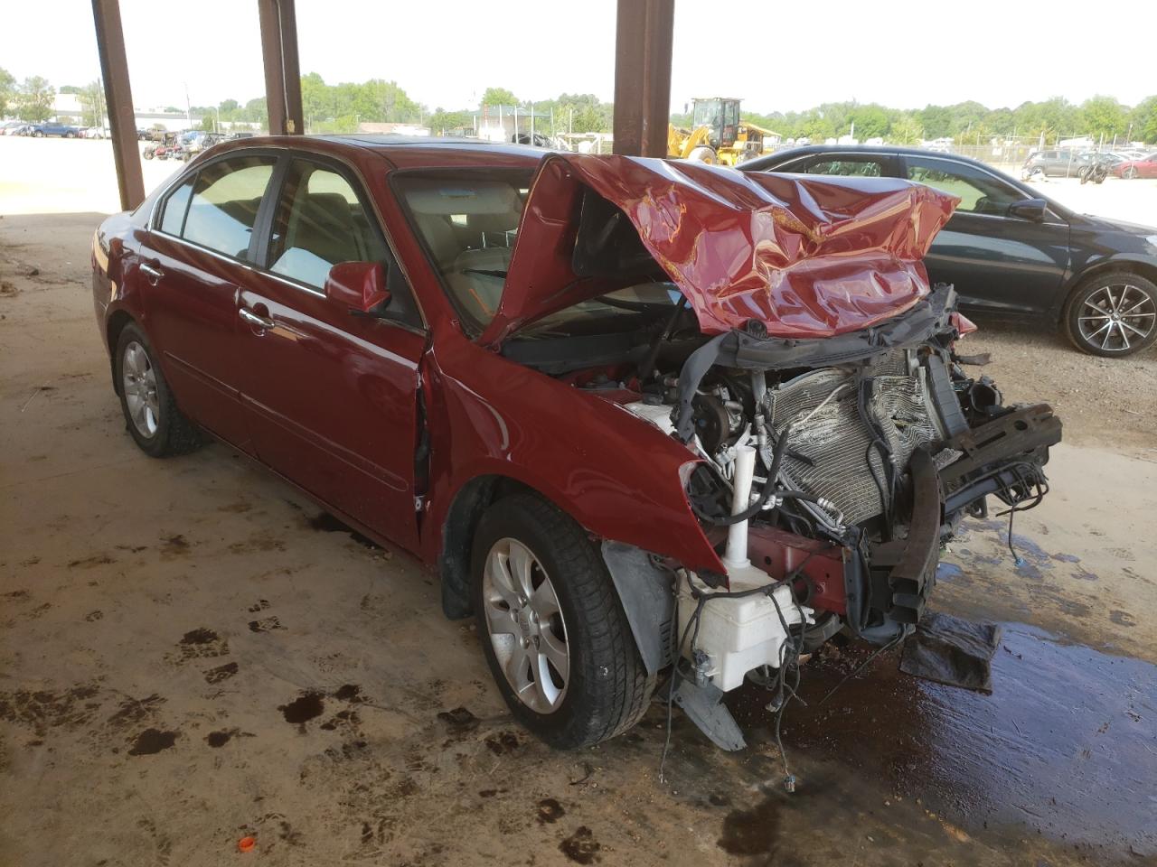 KIA OPTIMA LX 2008 with VIN KNAGE123685259259 - Photo from auction