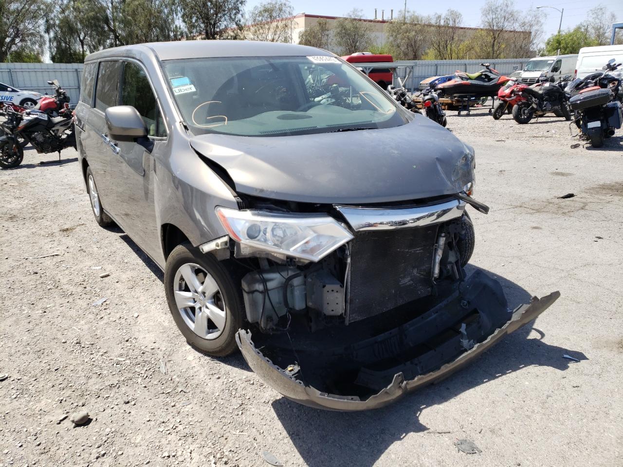 NISSAN QUEST S 2015 with VIN JN8AE2KP4F9127953 - Photo from auction