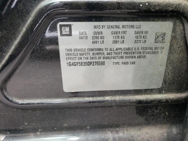Photo 10 from auction – 2013 BUICK LACROSSE P with VIN 1G4GF5E35DF276590