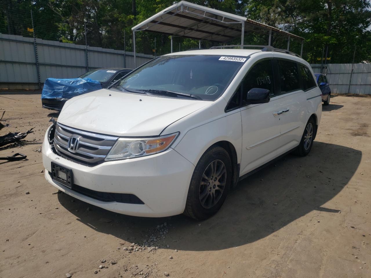 Photo 2 from auction – 2011 HONDA ODYSSEY EX with VIN 5FNRL5H40BB064126