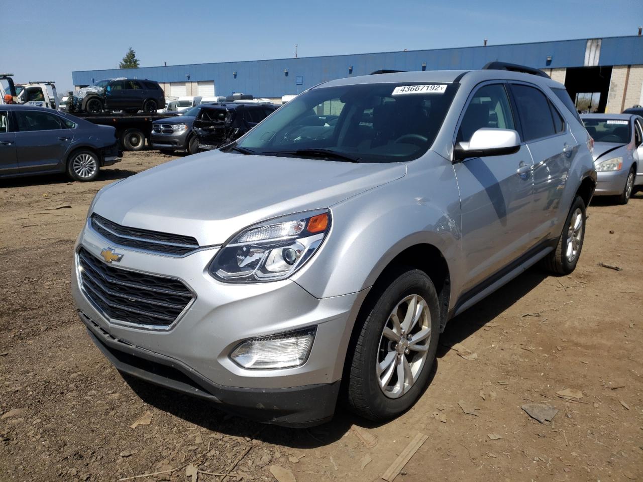 Photo 2 from auction – 2017 CHEVROLET EQUINOX LT with VIN 2GNALCEK0H1507446