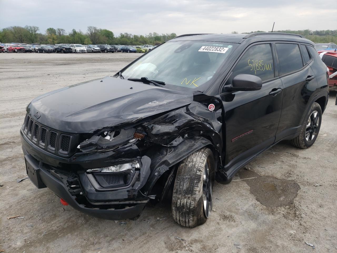 Photo 2 from auction – 2017 JEEP COMPASS TR with VIN 3C4NJDDB6HT657423