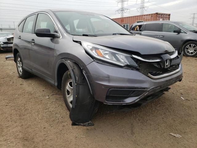 HONDA CR-V LX 2015 with VIN 3CZRM3H30FG712583 - Photo from auction