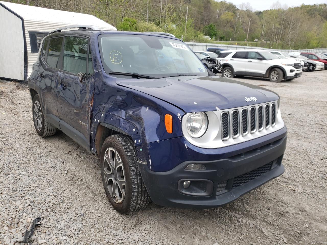 JEEP RENEGADE L 2016 with VIN ZACCJBDT1GPD40076 - Photo from auction
