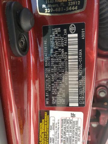 Photo 10 from auction – 2005 TOYOTA CAMRY LE with VIN 4T1BE32K65U075579