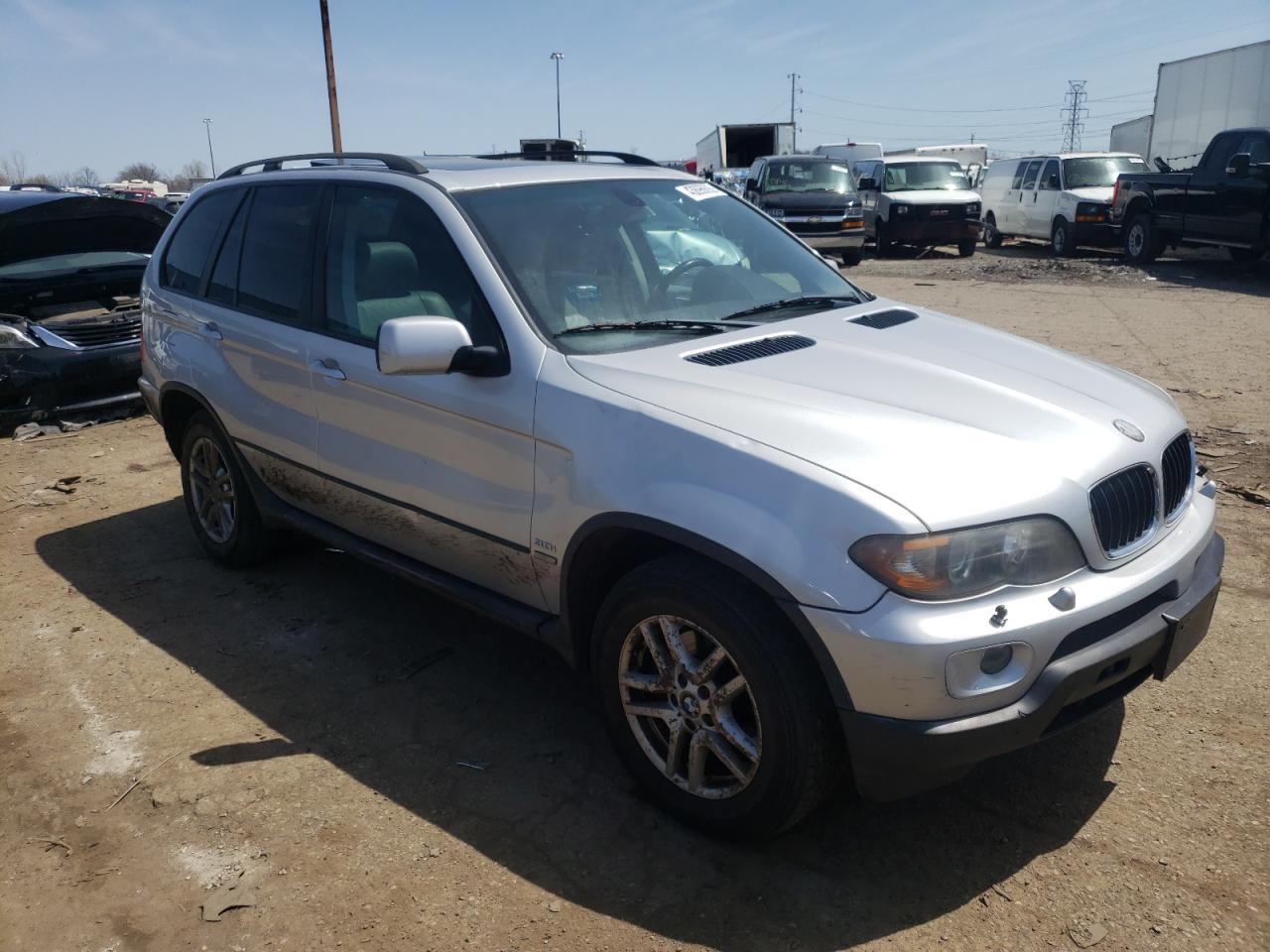 BMW X5 3.0I 2005 z numerem VIN 5UXFA13565LY12055 - Zdjęcie z aukcji